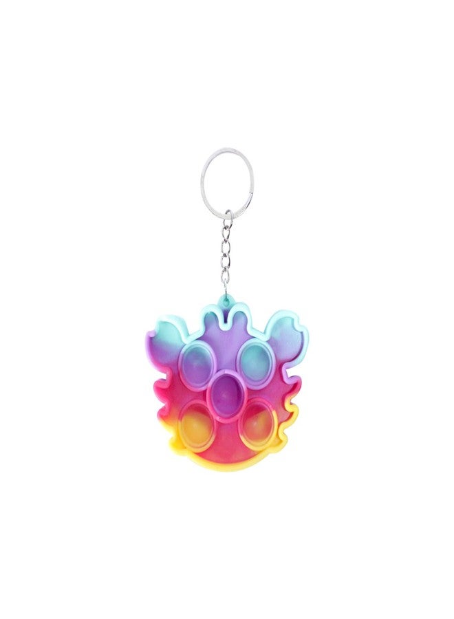 AASA Mini Pop Keychain Toys Small Cute Pop Bubble Popping Sensory Toy for Kids and Adults (Multicolor, Set of 2Pcs) - Image 5